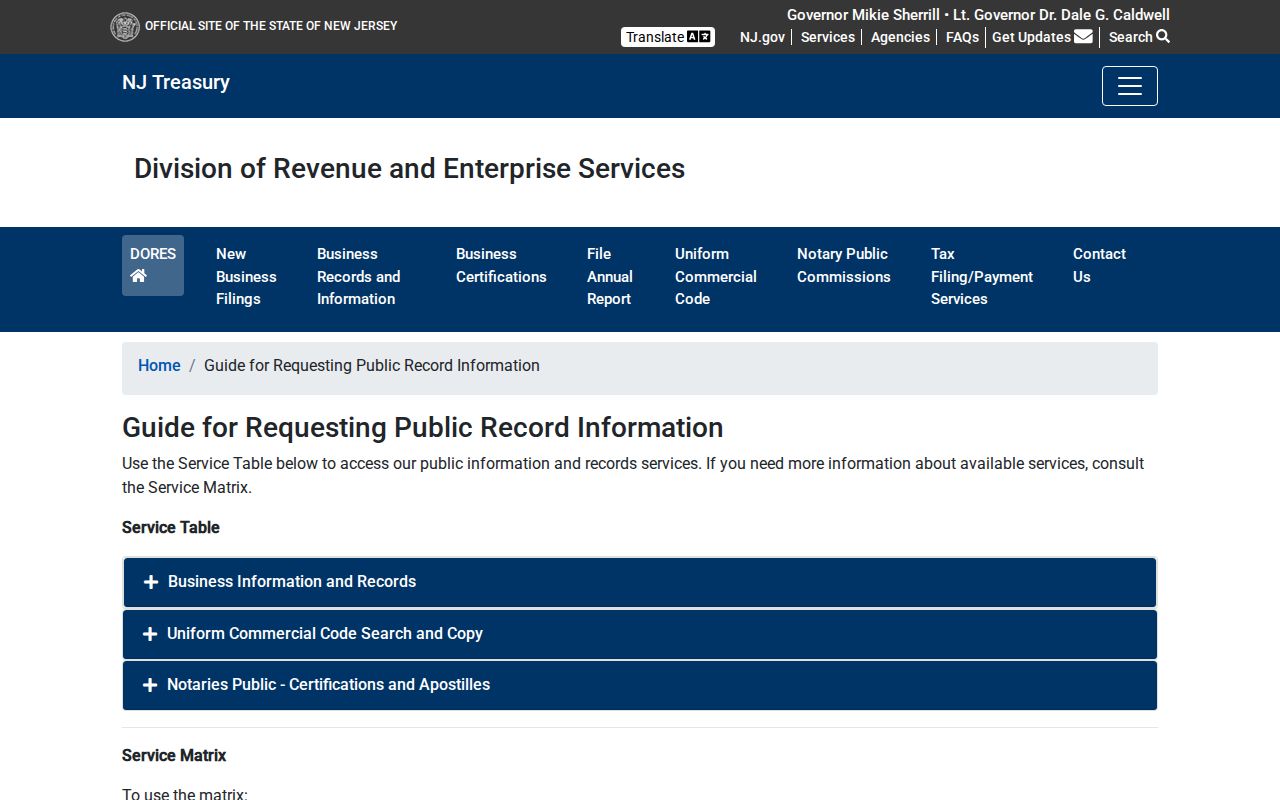 Trenton resident-directory New Jersey business records request service