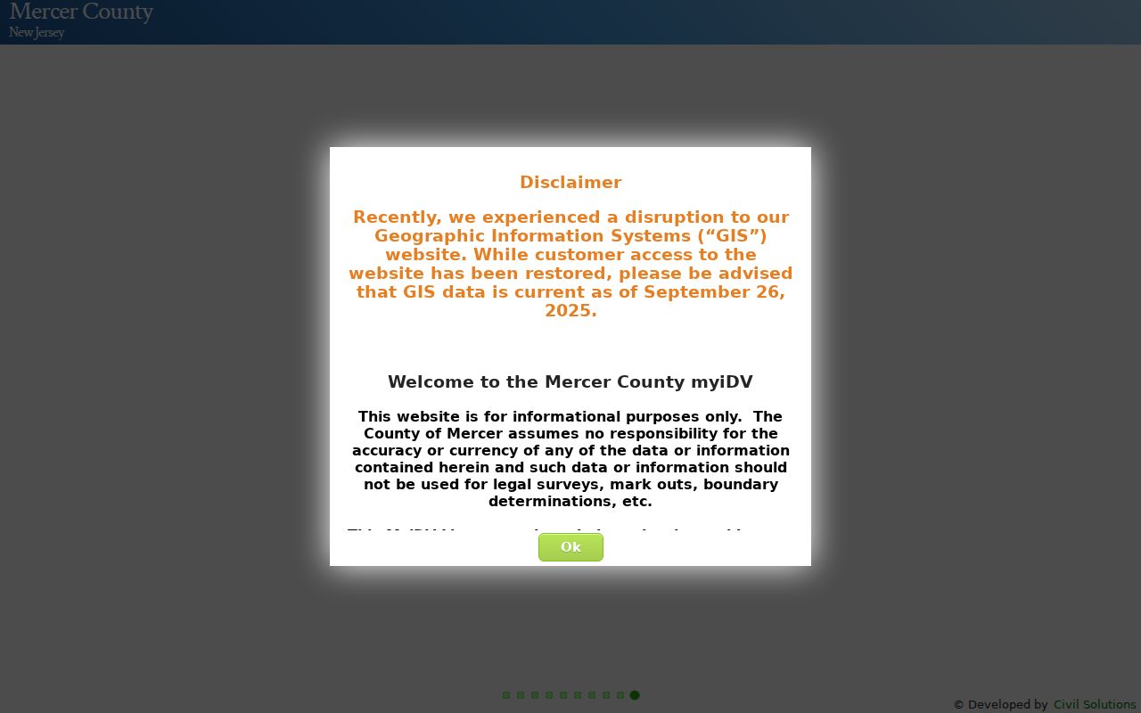 Trenton street directory Mercer GIS parcel map viewer